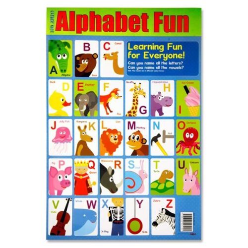 Clever Kidz Wall Chart – Alphabet Fun – Rainbow Education