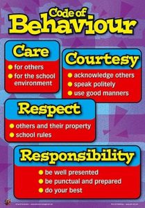 Behaviour Management Posters – Rainbow Education