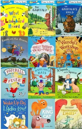 Julia Donaldson Time To Read Collection 12 Books Set – Rainbow Education